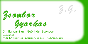 zsombor gyorkos business card